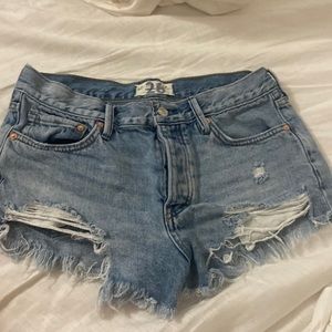 Free people Jean shorts